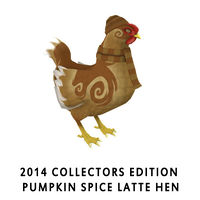 2014 Collectors Edition Pumpkin Spice Latte Hen