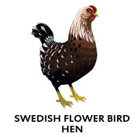 Swedish Flower Bird Hen