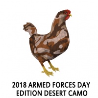 2018 Armed Forces Day Edition - Desert Camo Hen