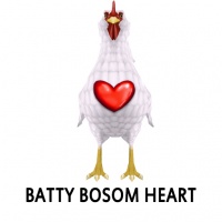 Batty Bosom Heart