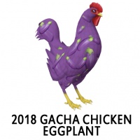 2018 Gacha Chicken Eggplant