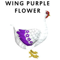 Wing Purple Flower