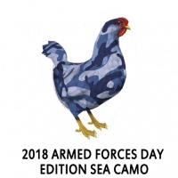 2018 Armed Forces Day Edition - Sea Camo Hen