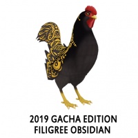 2019 Gacha Edition - Filigree Obsidian Rooster