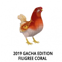 2019 Gacha Edition - Filigree Coral Hen