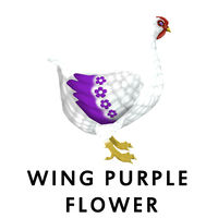 Wing Purple Flower