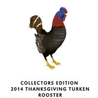 Collectors Edition 2014 Thanksgiving Turken Rooster